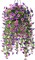 Artificial Fake Hanging Flowers Basket for Outdoor, Faux Mums Hanging Plants UV Resistant Silk Daisy for Spring Outside Front Porch Patio Balcony Decor